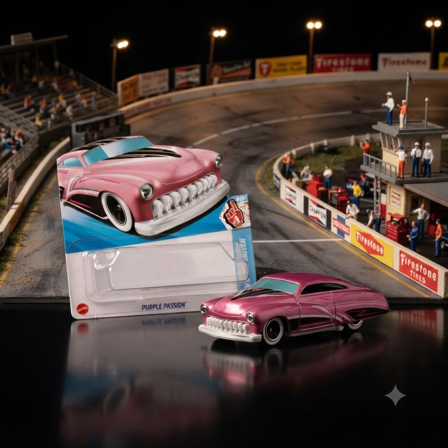 1+1 Hot Wheels Combo- 'CUPRA e-Racer' and 'Purple Passion' Blister Pack Collection