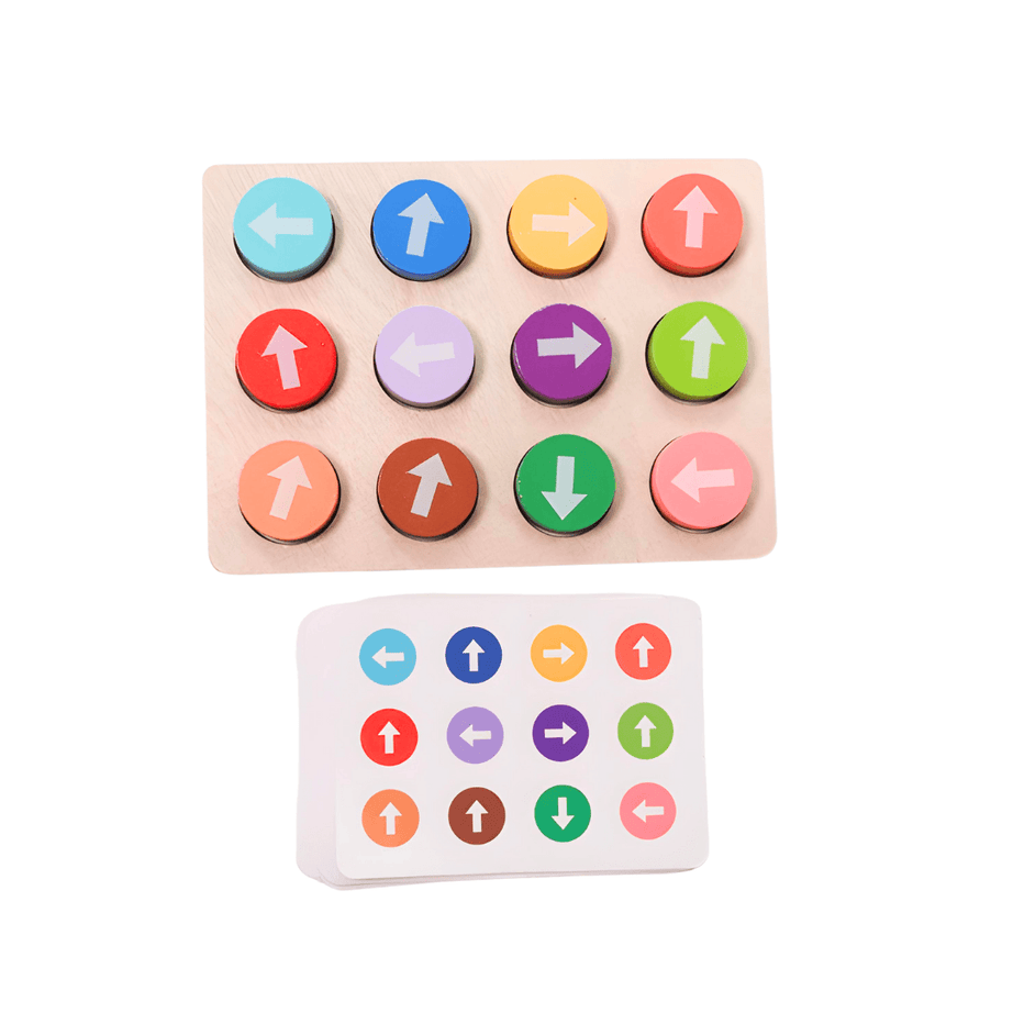 Puzzle Arrow Game Wooden Puzzle with Bell Kit for kids 3+ Years - Kids Bestie