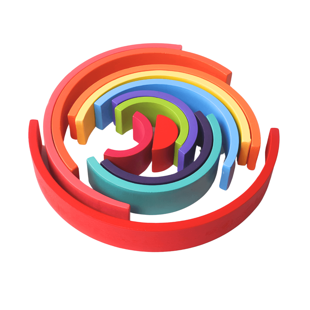 Rainbow Balancing & Stacking for Kids Age 3+ - Kids Bestie