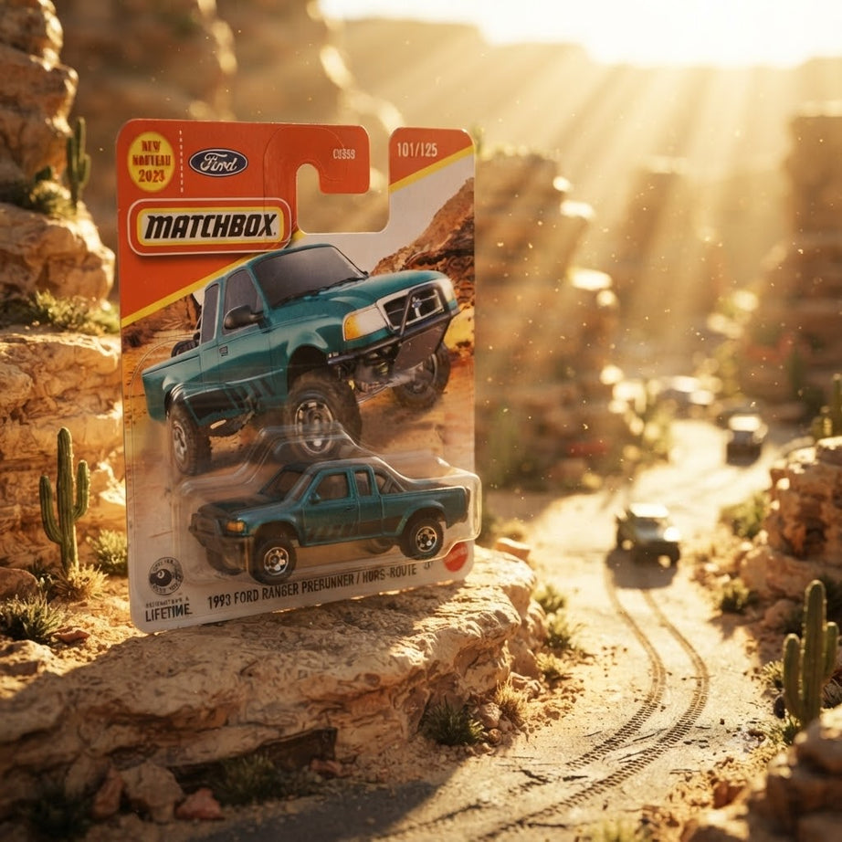 Matchbox 1993 Ford Ranger Prerunner – Die-Cast Off-Road Truck
