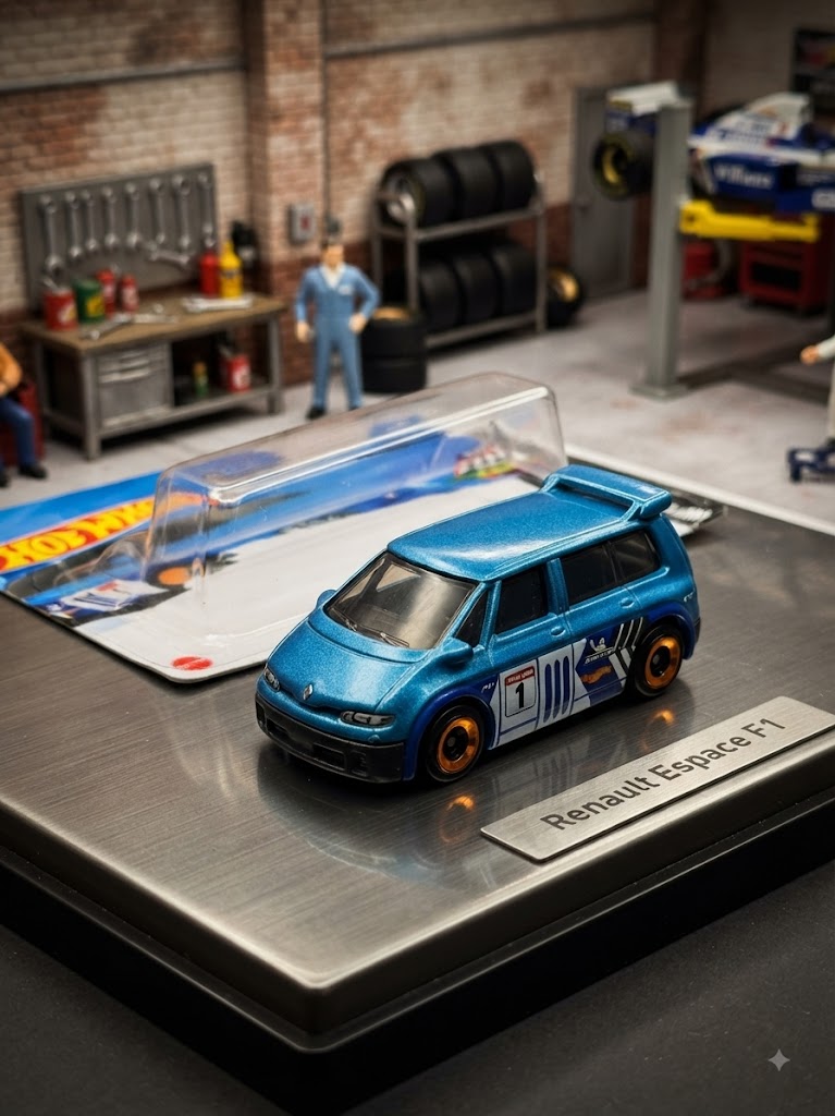 Hot Wheels Renault Espace F1 (Modified 5/5) – Diecast Toy Car