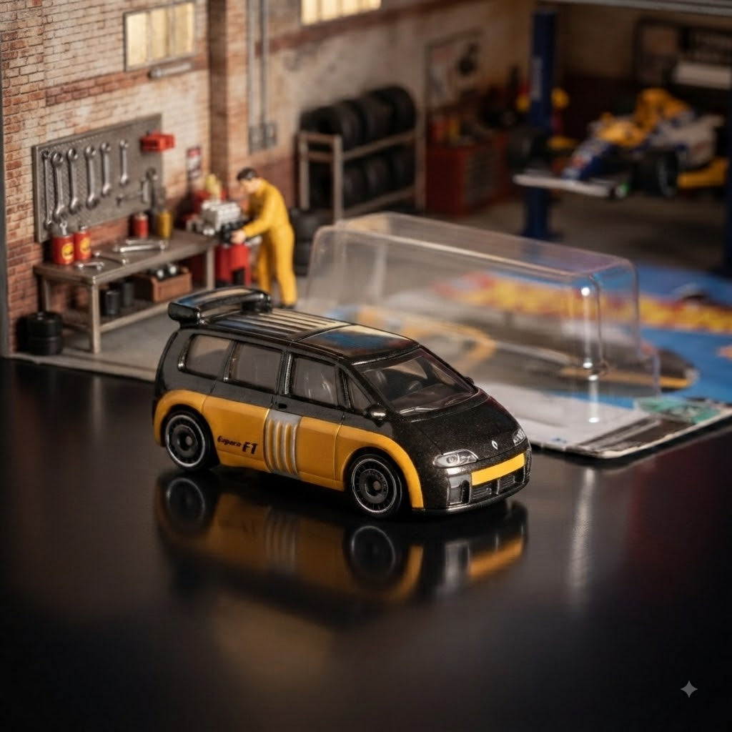 Hot Wheels Renault Espace F1 (Modified 5/5) – Diecast Toy Car