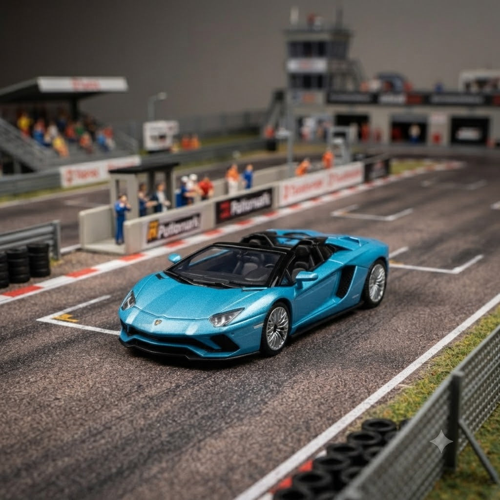 Cool Chic Auto (CCA) 1:64 Scale Lamborghini Aventador Roadster Die-Cast Model Car