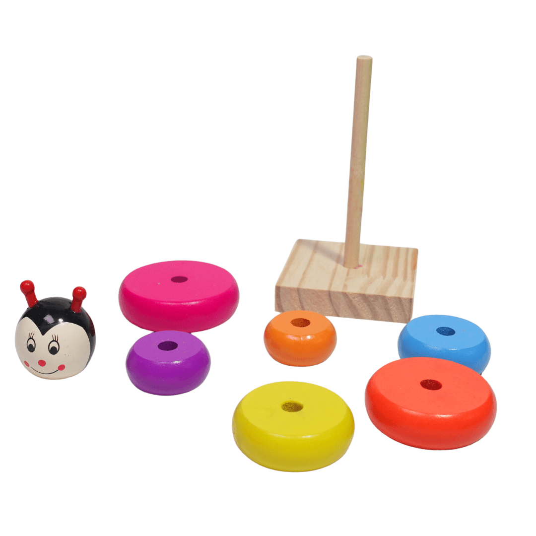 Seven Colour Frog Tower for Kids - Kids Bestie