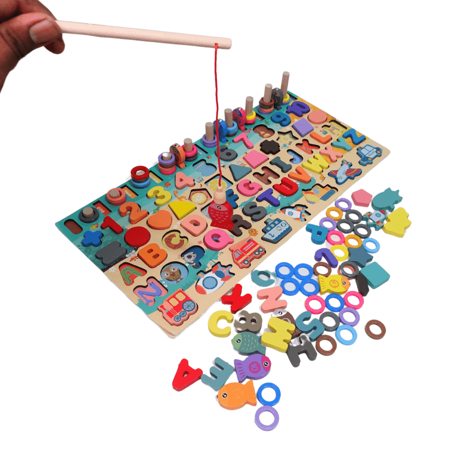 Seven in one Traffic Matching Board for Kids - Kids Bestie