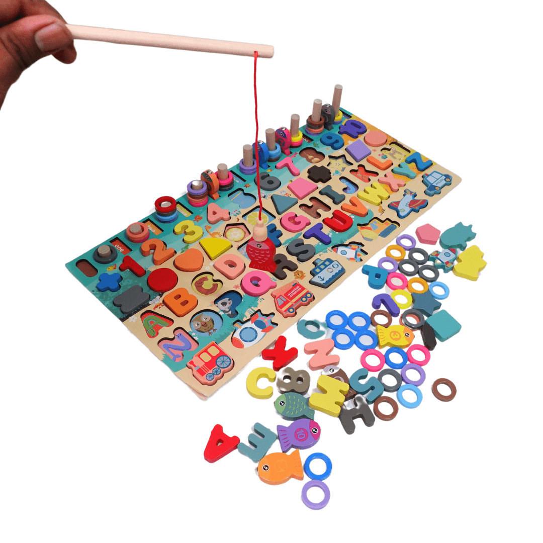 Seven in one Traffic Matching Board for Kids - Kids Bestie