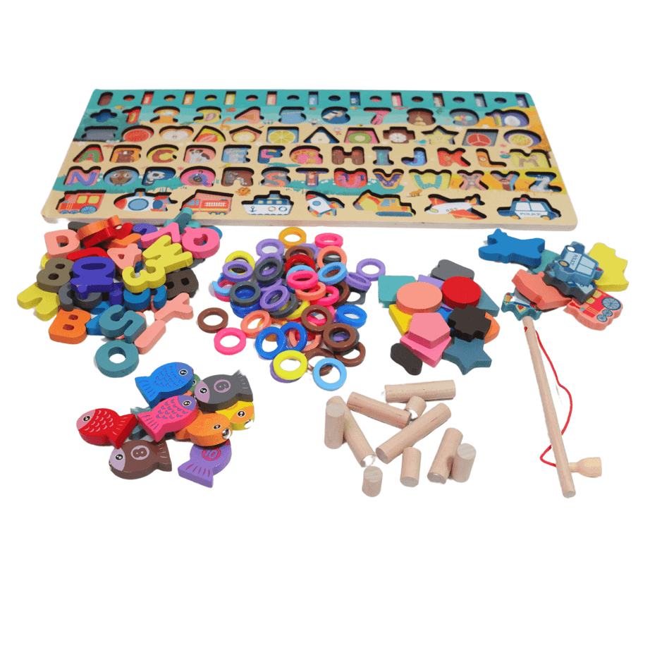 Seven in one Traffic Matching Board for Kids - Kids Bestie