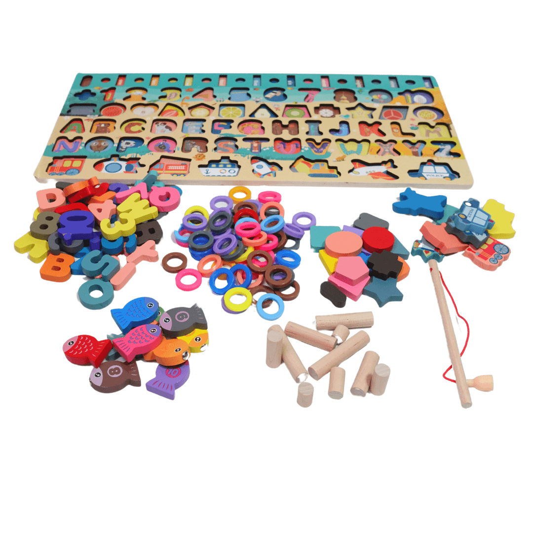 Seven in one Traffic Matching Board for Kids - Kids Bestie