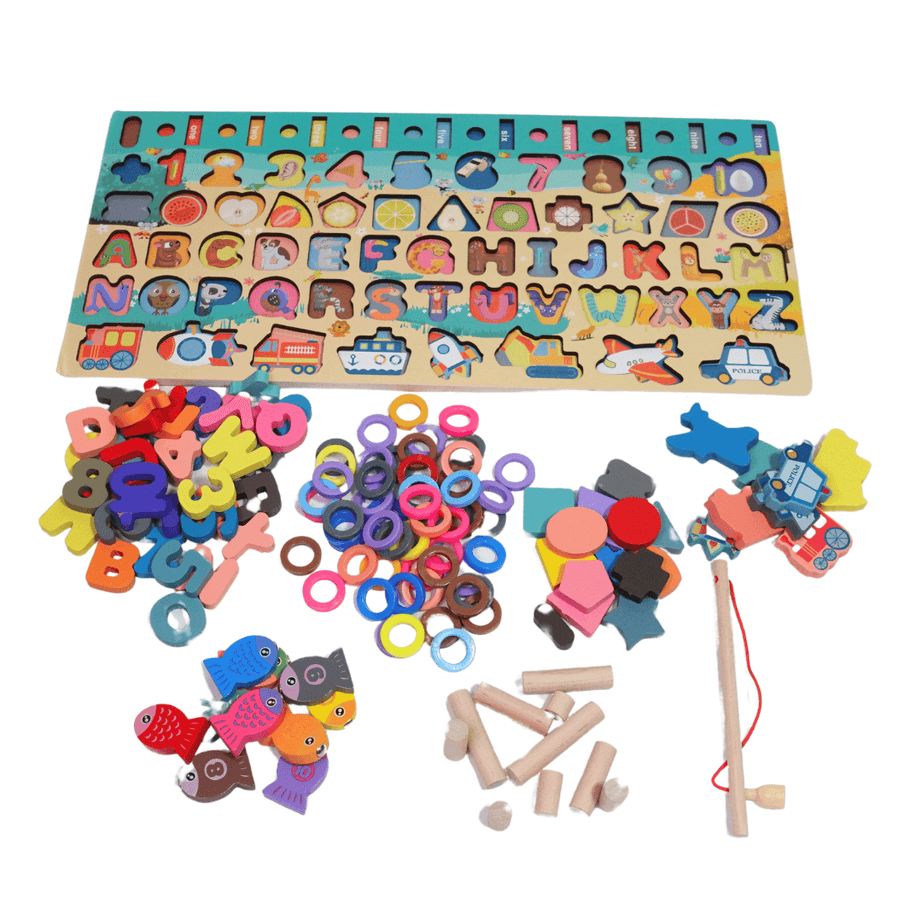 Seven in one Traffic Matching Board for Kids - Kids Bestie