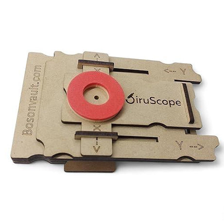 SiruScope 300x Zoom Wooden Microscope - Kids Bestie
