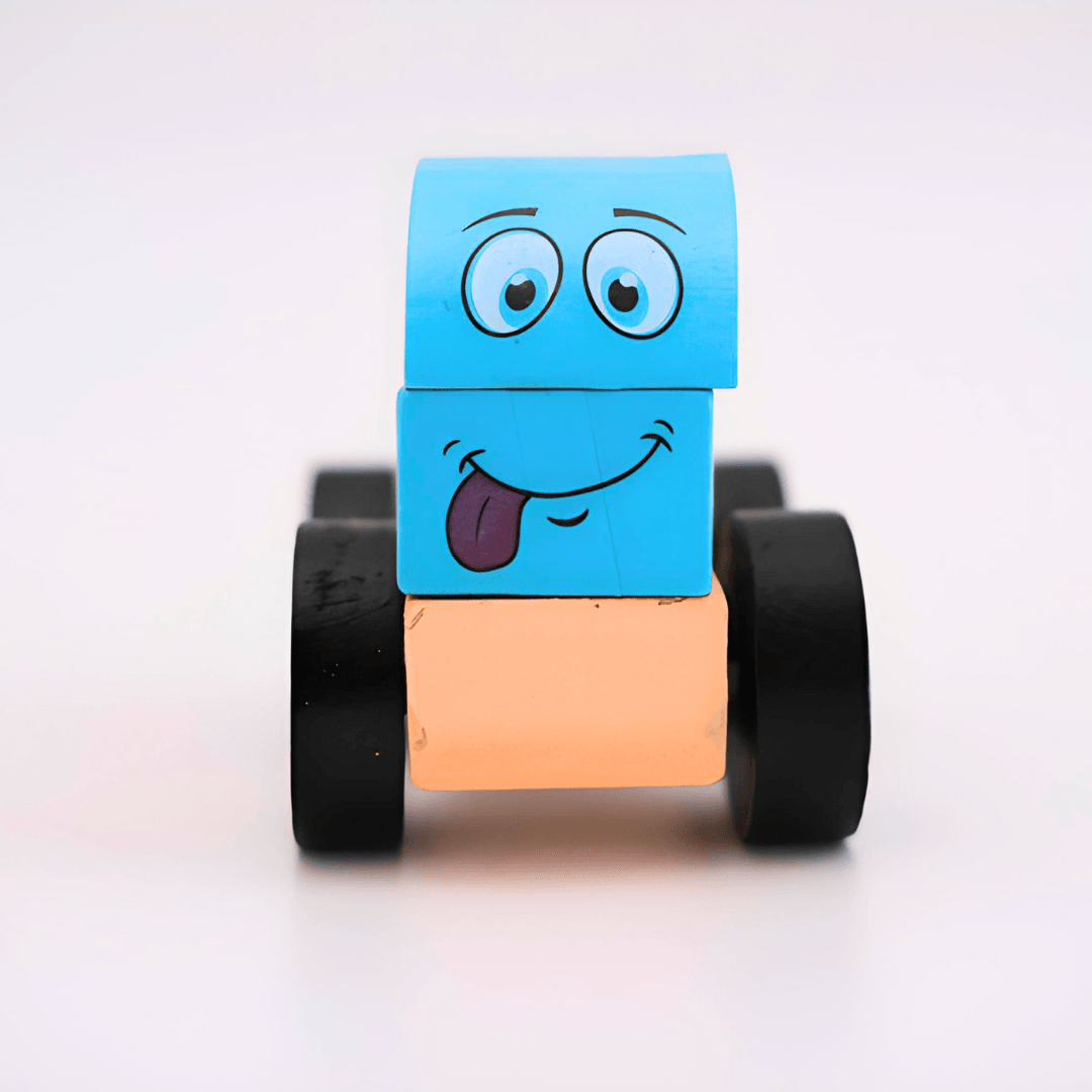 Small Wooden Play Kids Toys-Cement Truck - Kids Bestie