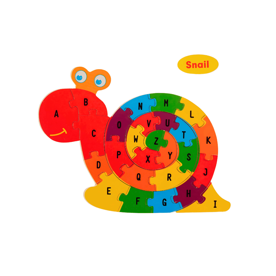 Snail Puzzle in A Frame Board for kids, Educational & Learning Toy - Kids Bestie