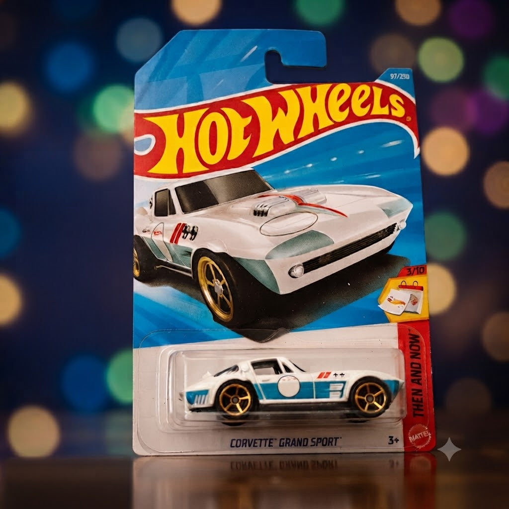 1+1 Hot Wheels Combo Die-Cast Vehicle Collection: Haulerback & Corvette Grand Sport