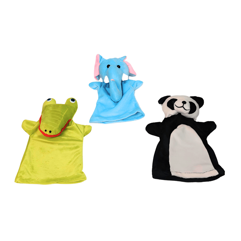 Story Telling Hand Puppets for Kids-1 (Random Animals will be send) - Kids Bestie