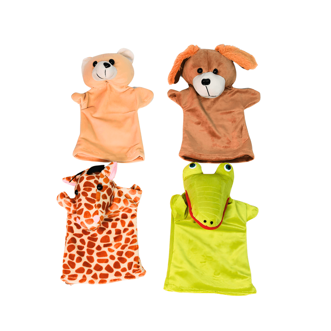 Story Telling Hand Puppets for Kids-1 (Random Animals will be send) - Kids Bestie