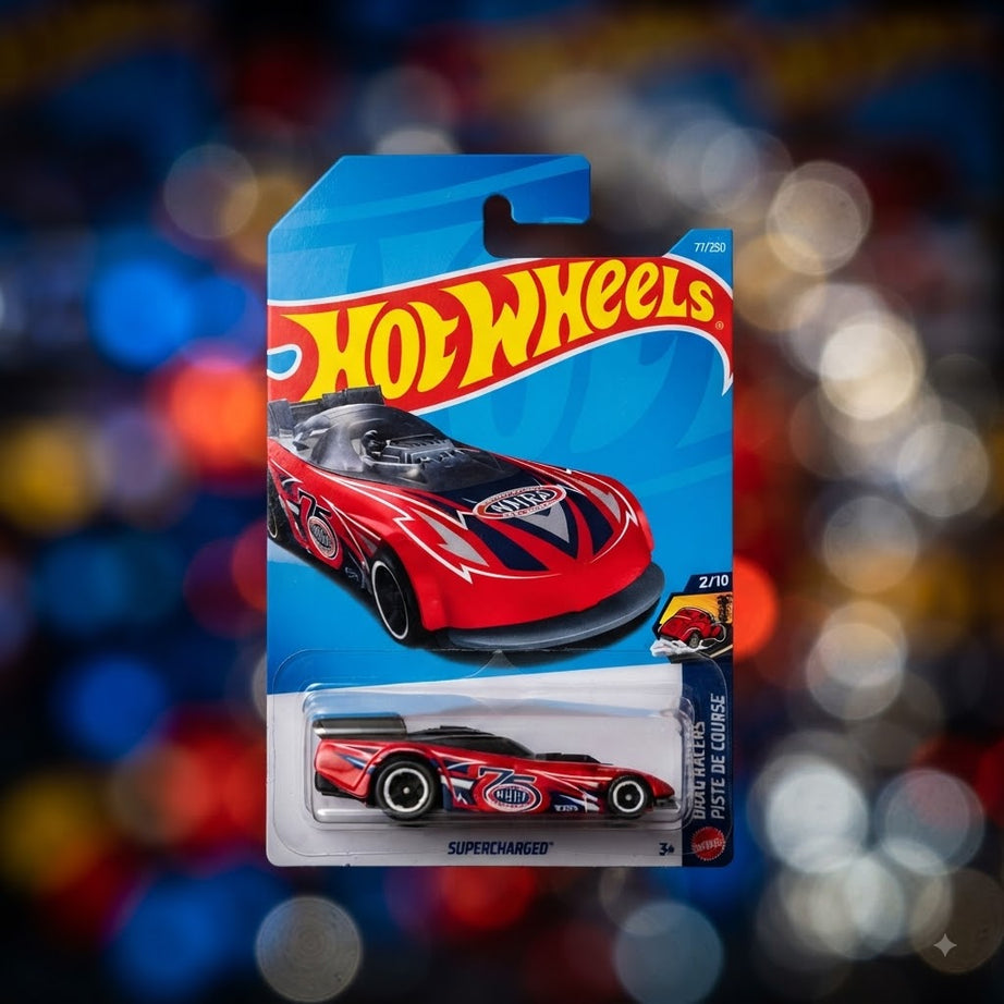 Hot Wheels Supercharged (Drag Racers 2/10) – Diecast Toy Car