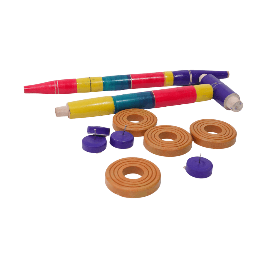 Traditional Wooden Nadavandi Walker for Toddlers Multicolor - Kids Bestie