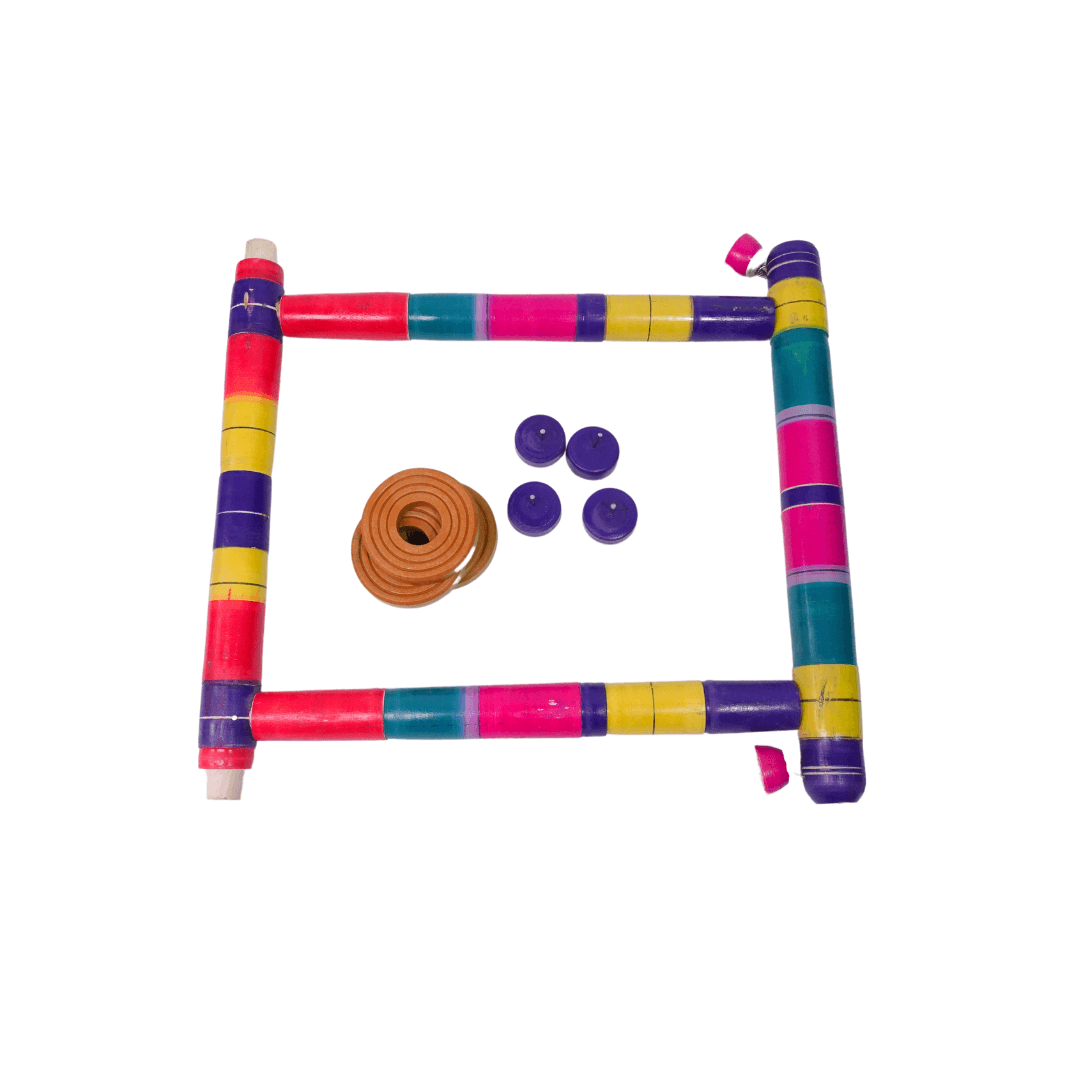 Traditional Wooden Nadavandi Walker for Toddlers Multicolor - Kids Bestie