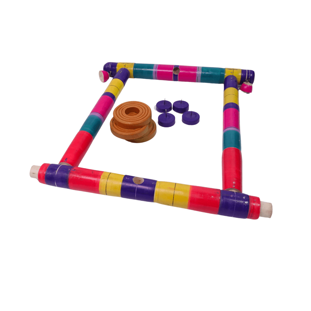 Traditional Wooden Nadavandi Walker for Toddlers Multicolor - Kids Bestie