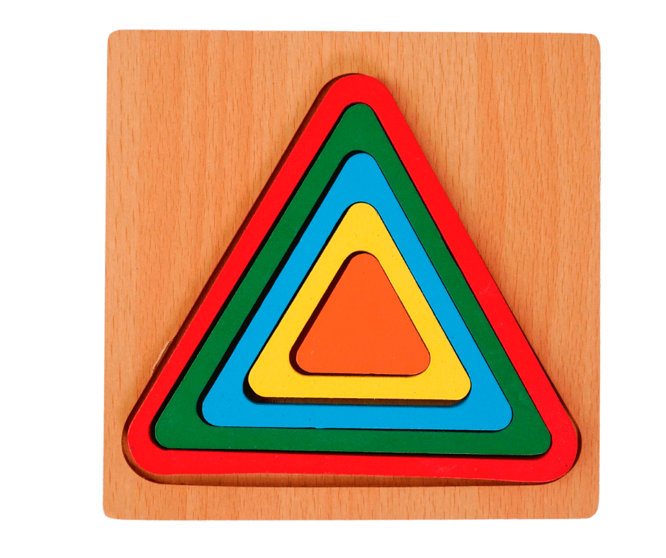 Triangle Puzzle for Toddlers and Preschoolers - Kids Bestie