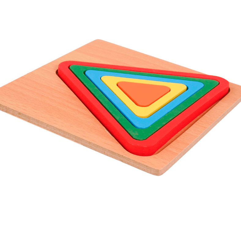 Triangle Puzzle for Toddlers and Preschoolers - Kids Bestie