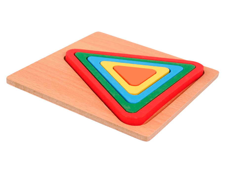 Triangle Puzzle for Toddlers and Preschoolers - Kids Bestie