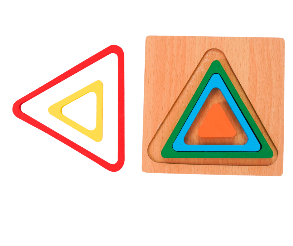 Triangle Puzzle for Toddlers and Preschoolers - Kids Bestie
