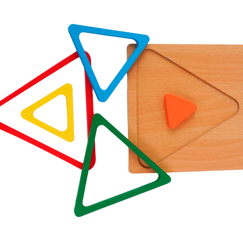Triangle Puzzle for Toddlers and Preschoolers - Kids Bestie