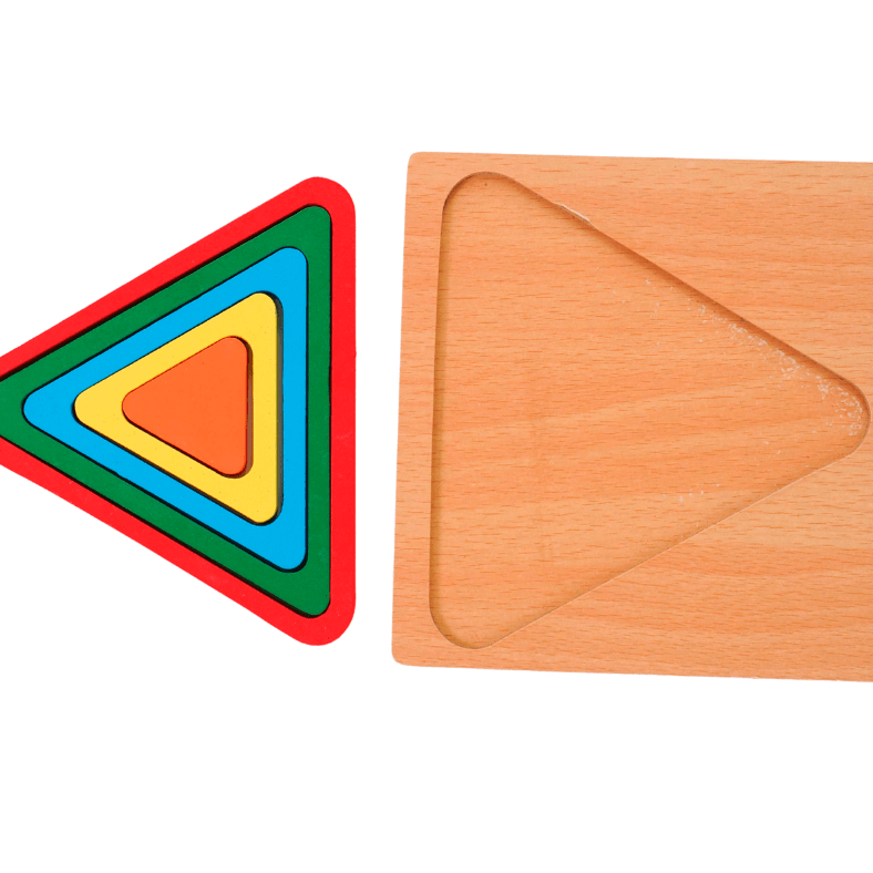 Triangle Puzzle for Toddlers and Preschoolers - Kids Bestie
