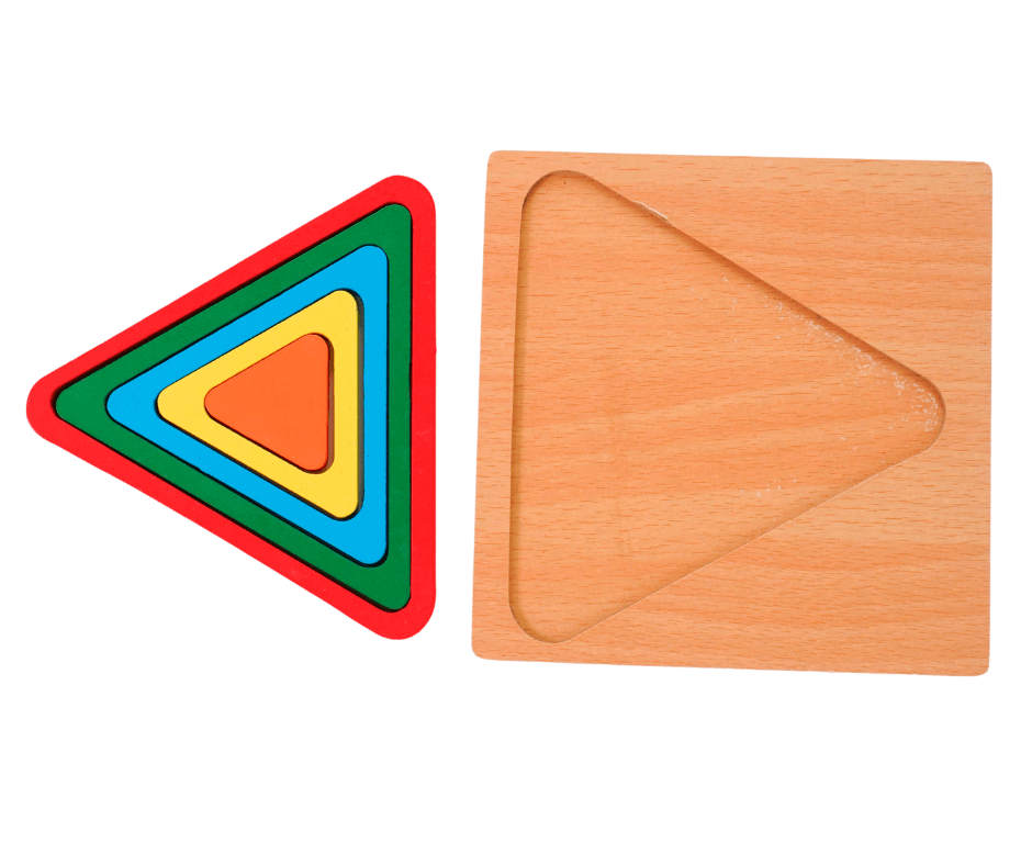 Triangle Puzzle for Toddlers and Preschoolers - Kids Bestie