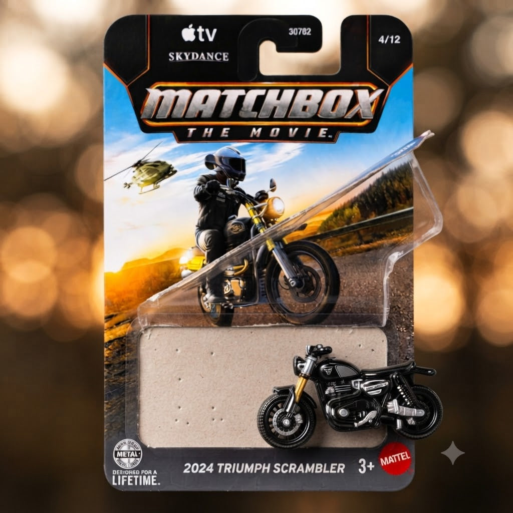 Matchbox The Movie: 2024 Triumph Scrambler (1:64 Die-Cast)