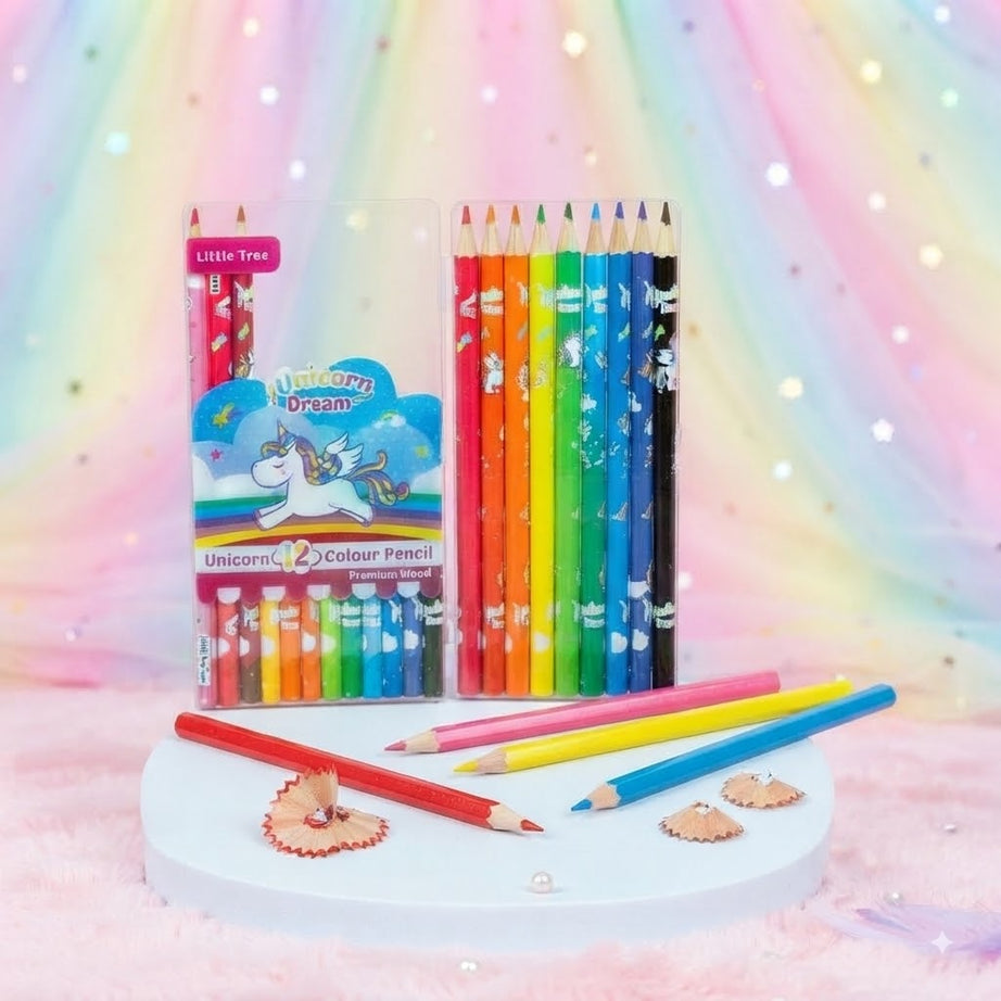 Little Tree Unicorn Dream 12 Color Pencil Set