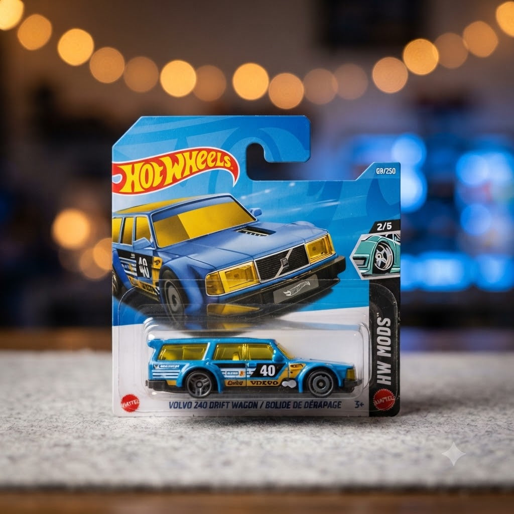 1+1 Hot Wheels Combo Blue Speedsters Collection: Volvo 240 & X-Steam