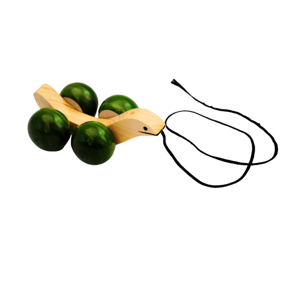 Walk-A-Long Wooden Pull Along Toy Snail for 12 Months - Kids Bestie