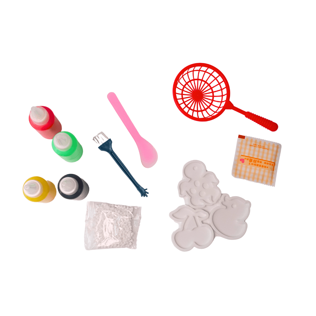 Water Elf Toy Kit | Handmade Magic Gel Toys (Pack of 1)with a Blue Container - Kids Bestie