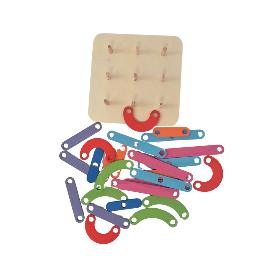 Wooden Alphabet Numbers construction Hundred Change Collage - Kids Bestie