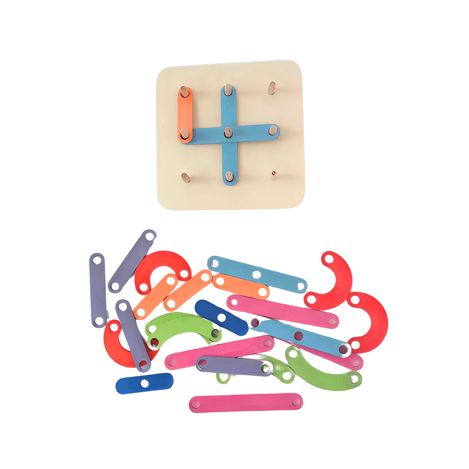 Wooden Alphabet Numbers construction Hundred Change Collage - Kids Bestie