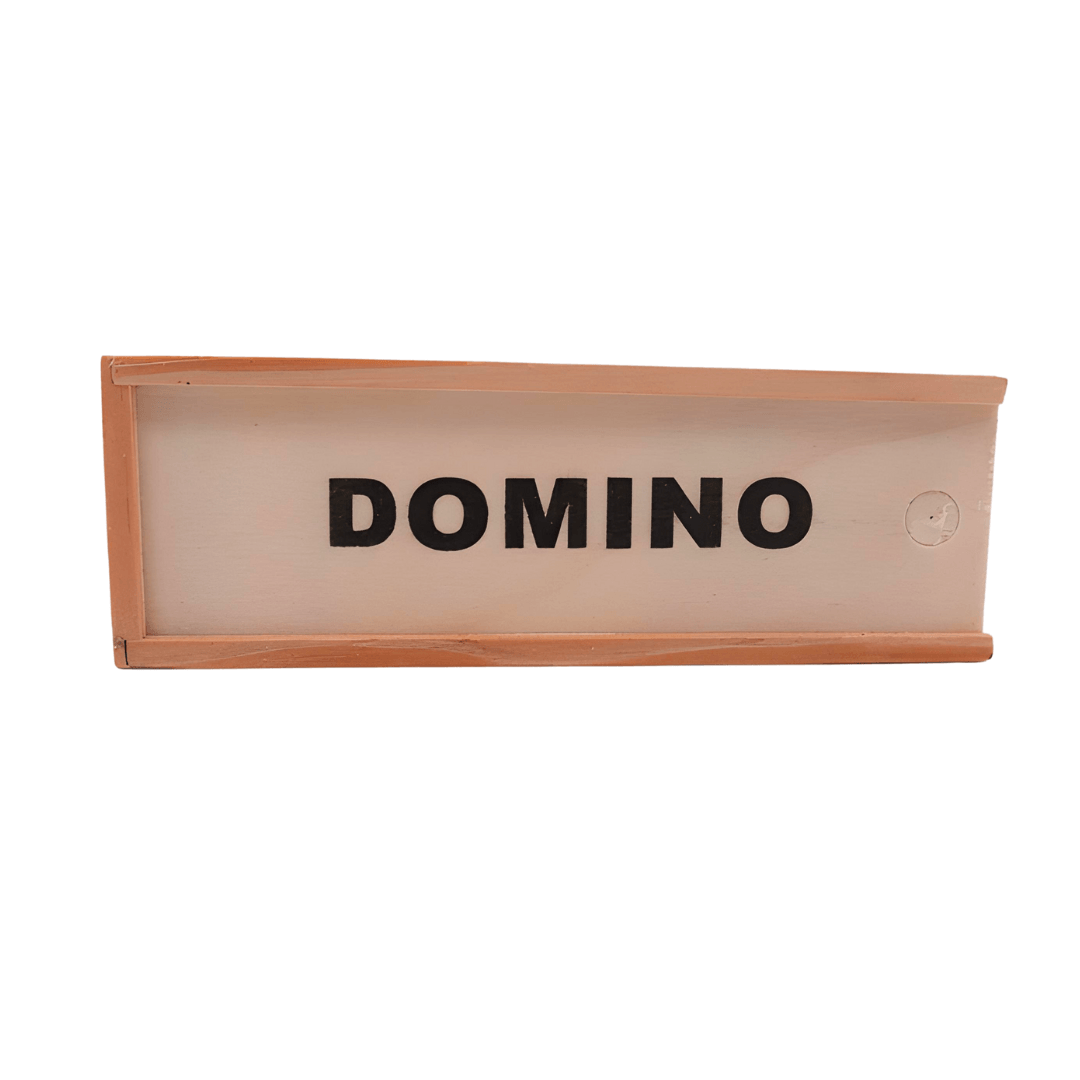 Wooden Blocks/Dominoes Game for Kids | Creativity | Education (with Wooden Storage Box) - Kids Bestie