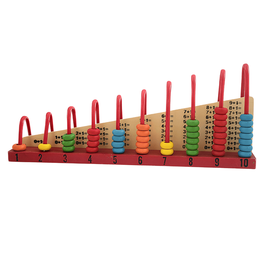 Wooden Calculation Shelf | Abacus Counting Addition Subtraction - Kids Bestie