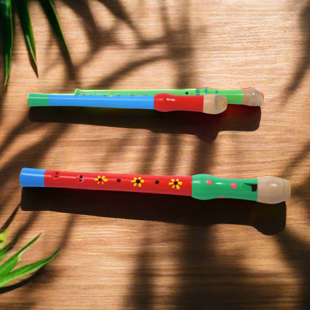 Wooden Flute for Kids-Big, Pack of 1 - Kids Bestie