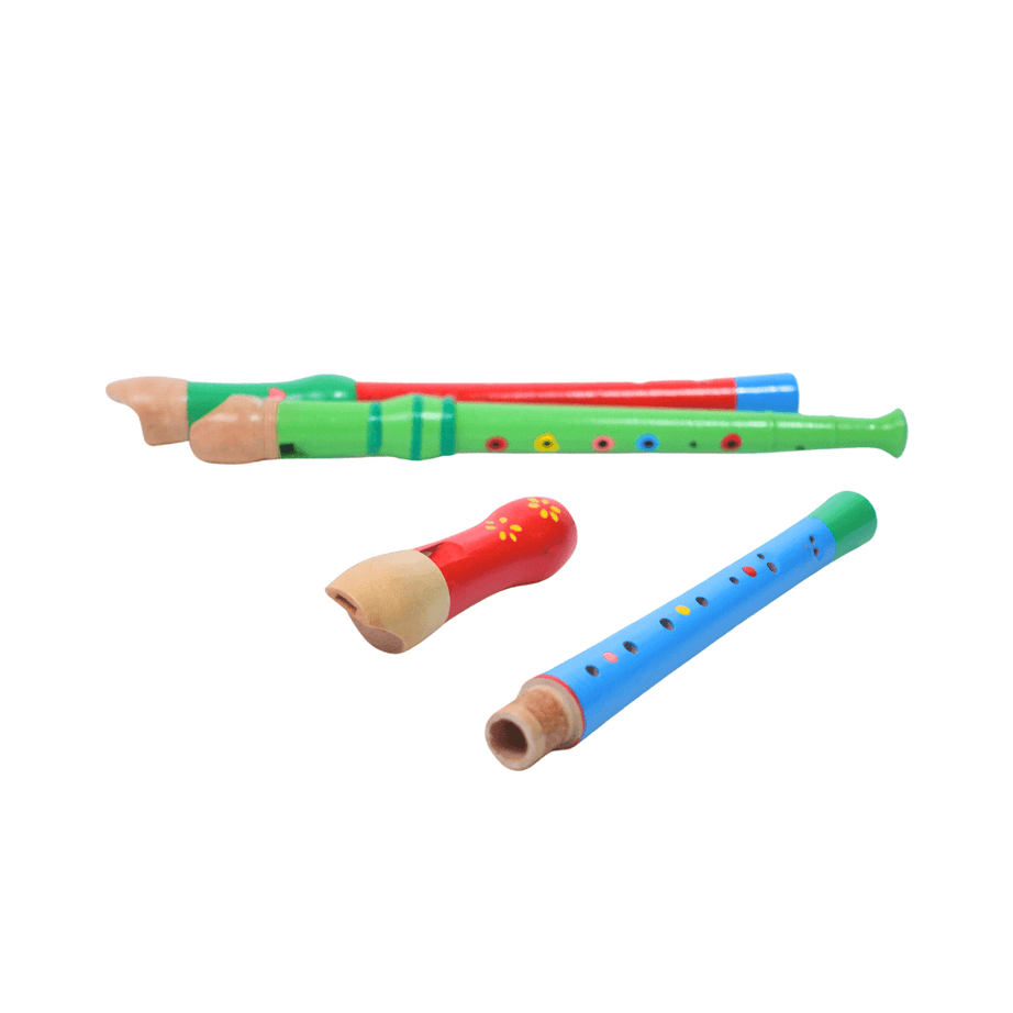 Wooden Flute for Kids-Big, Pack of 1 - Kids Bestie