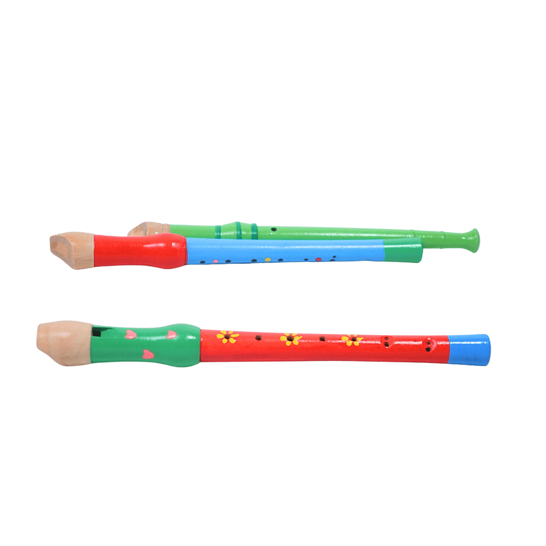 Wooden Flute for Kids-Big, Pack of 1 - Kids Bestie