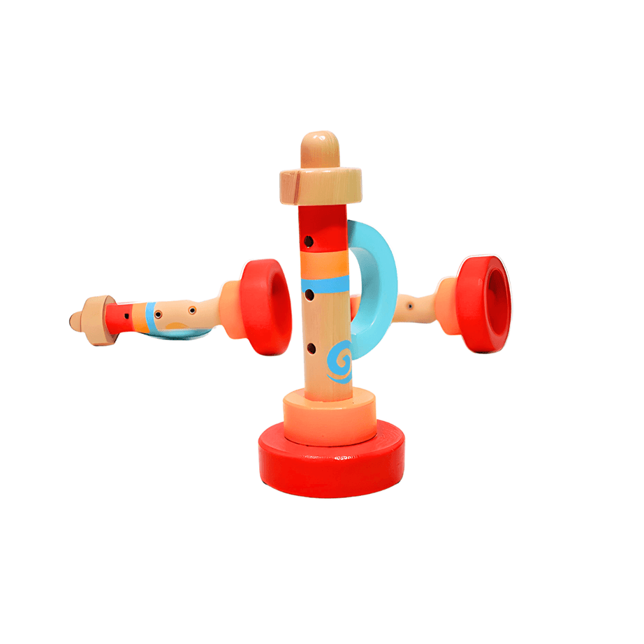 Wooden Flute for Kids-small, Pack of 1 - Kids Bestie