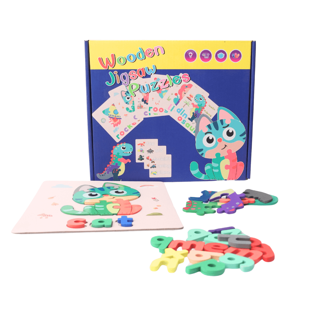 Wooden Jigsaw Puzzle for Kids Age 3+ - Kids Bestie