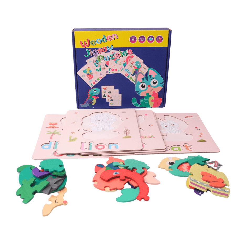 Wooden Jigsaw Puzzle for Kids Age 3+ - Kids Bestie