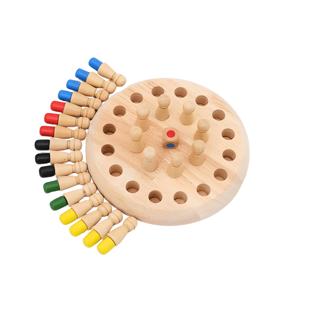 Wooden Memory Match Stick, Memory Chess Game Kids-1 Piece - Kids Bestie