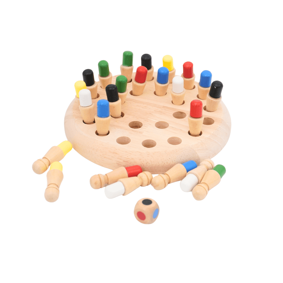 Wooden Memory Match Stick, Memory Chess Game Kids-1 Piece - Kids Bestie