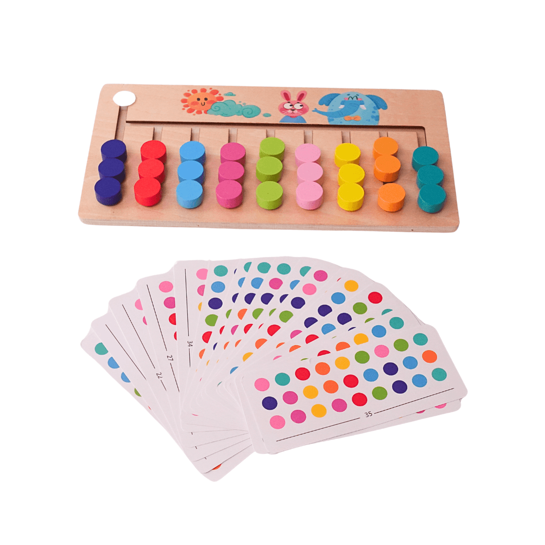 Wooden Mobile 9 Colour match Toy for kids Age 3+ - Kids Bestie