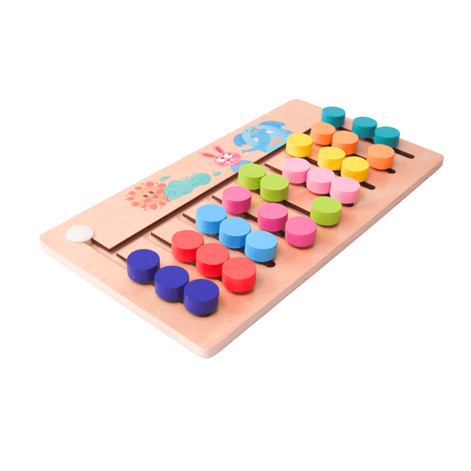 Wooden Mobile 9 Colour match Toy for kids Age 3+ - Kids Bestie
