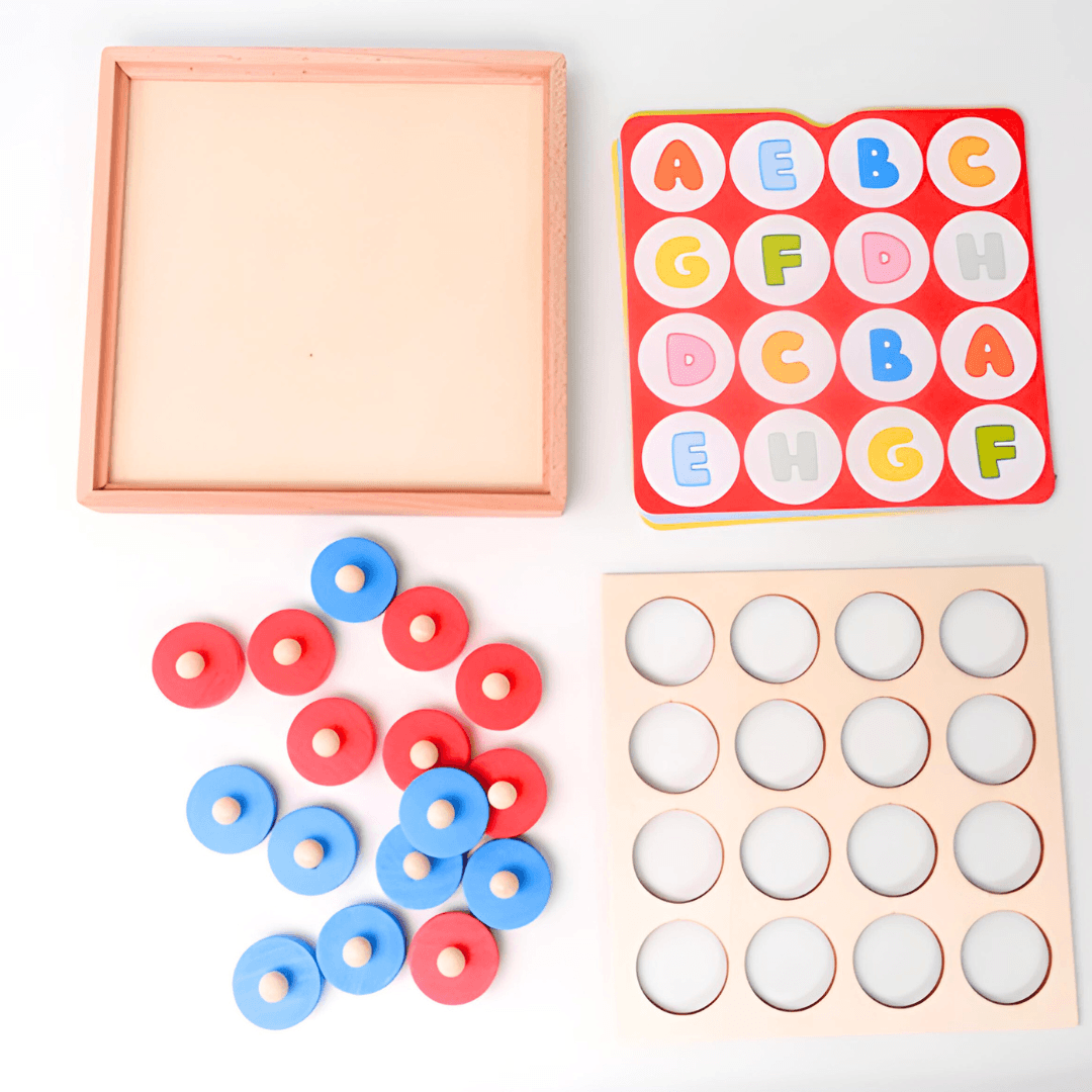 Wooden Multifunctional Memory Chess Game for Kids-1 Piece - Kids Bestie